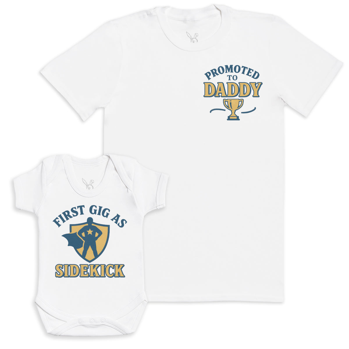 First Gig As Sidekick - Baby Gift Set - Baby Bodysuit Gift Set