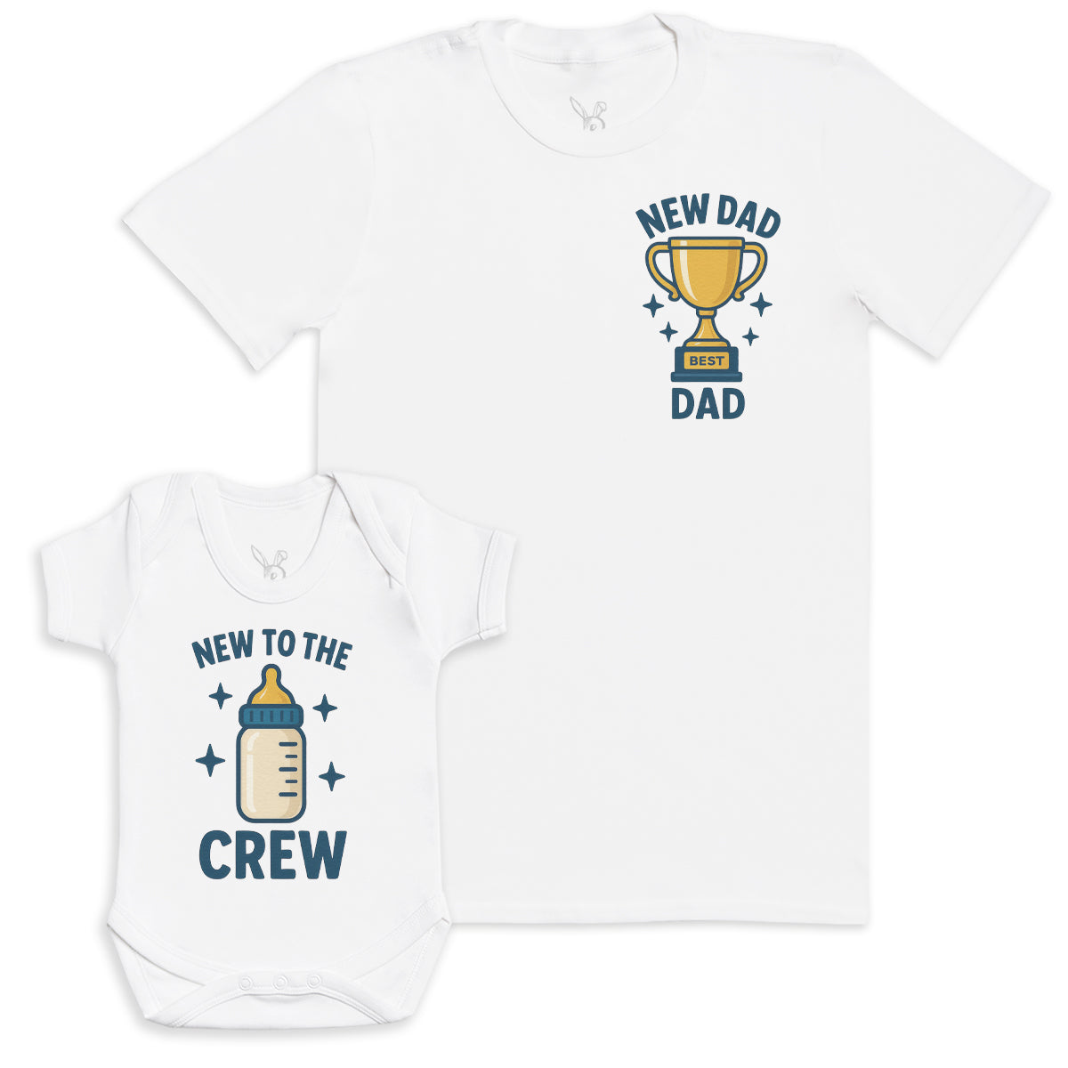 New To The Crew - Baby Gift Set - Baby Bodysuit Gift Set