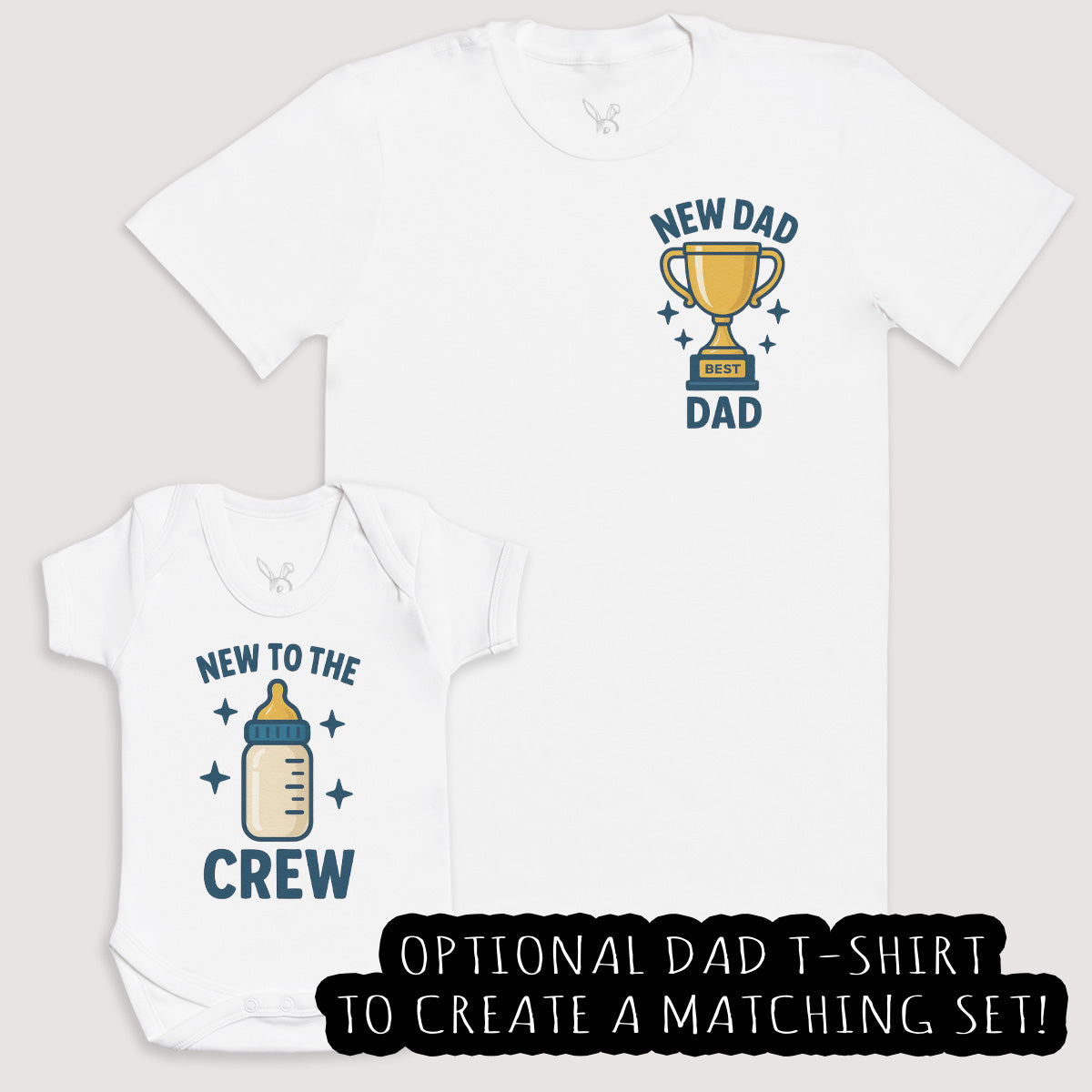 New To The Crew - Baby Gift Set - Baby Bodysuit Gift Set