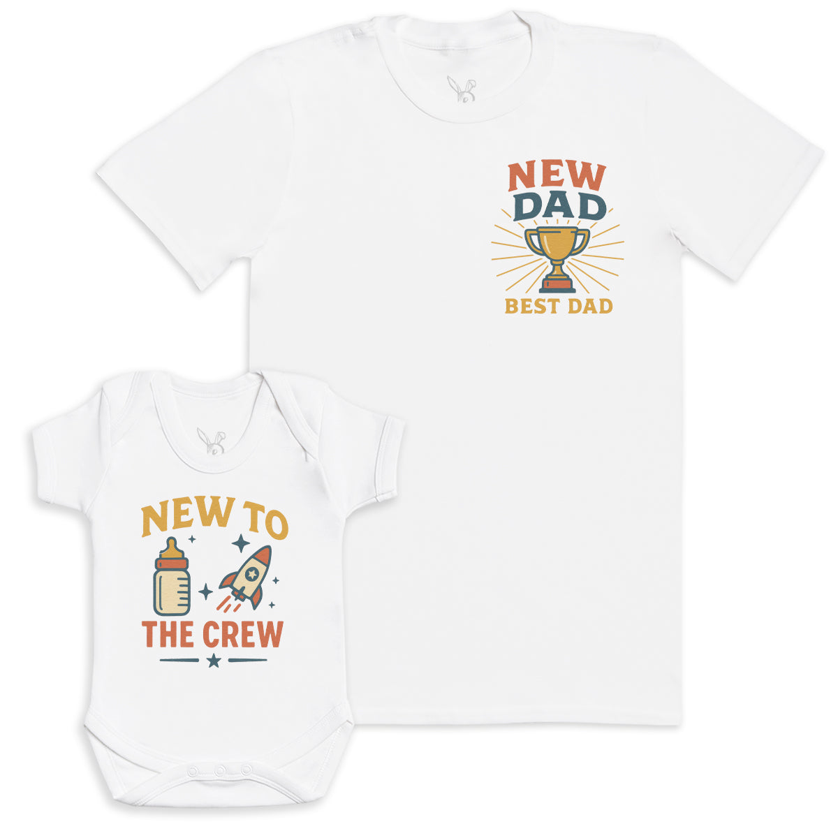 New To The Crew - Baby Gift Set - Baby Bodysuit Gift Set