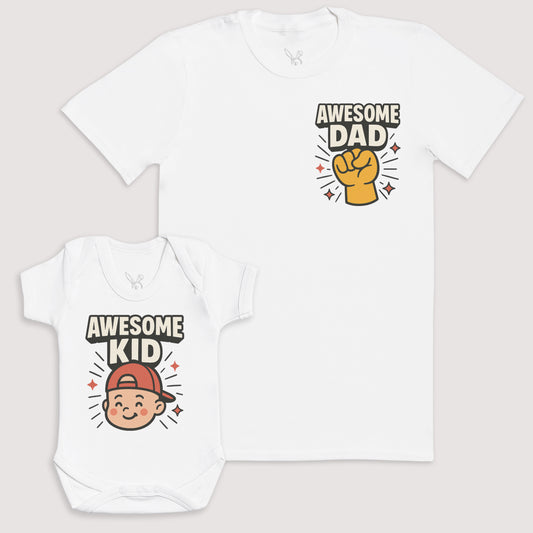 Awesome Kid - Baby Gift Set - Baby Bodysuit Gift Set