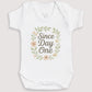 Since Day One - Baby Gift Set - Baby Bodysuit Gift Set