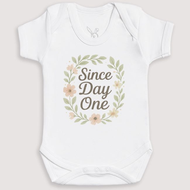 Since Day One - Baby Gift Set - Baby Bodysuit Gift Set