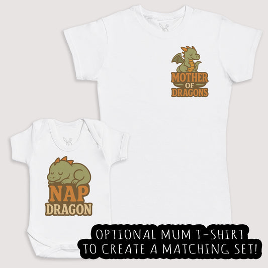 Nap Dragon - Baby Gift Set - Baby Bodysuit Gift Set
