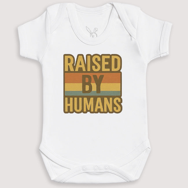 Raised By Humans - Baby Gift Set - Baby Bodysuit Gift Set