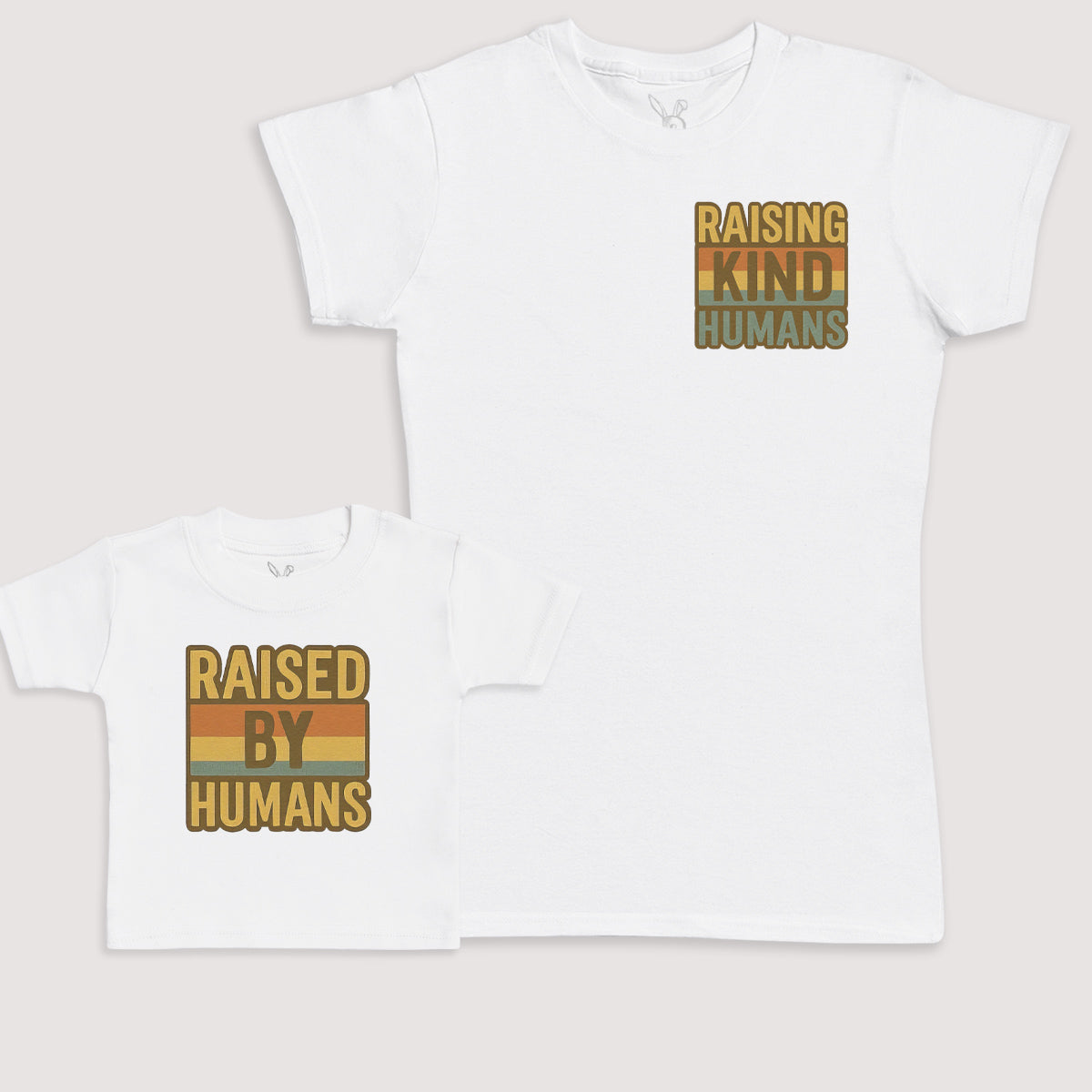 Raised By Humans - Baby Gift Set - Baby Bodysuit Gift Set