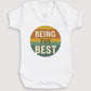 Being The Best - Baby Gift Set - Baby Bodysuit Gift Set