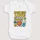 Made With Love And Snacks - Baby Gift Set - Baby Bodysuit Gift Set