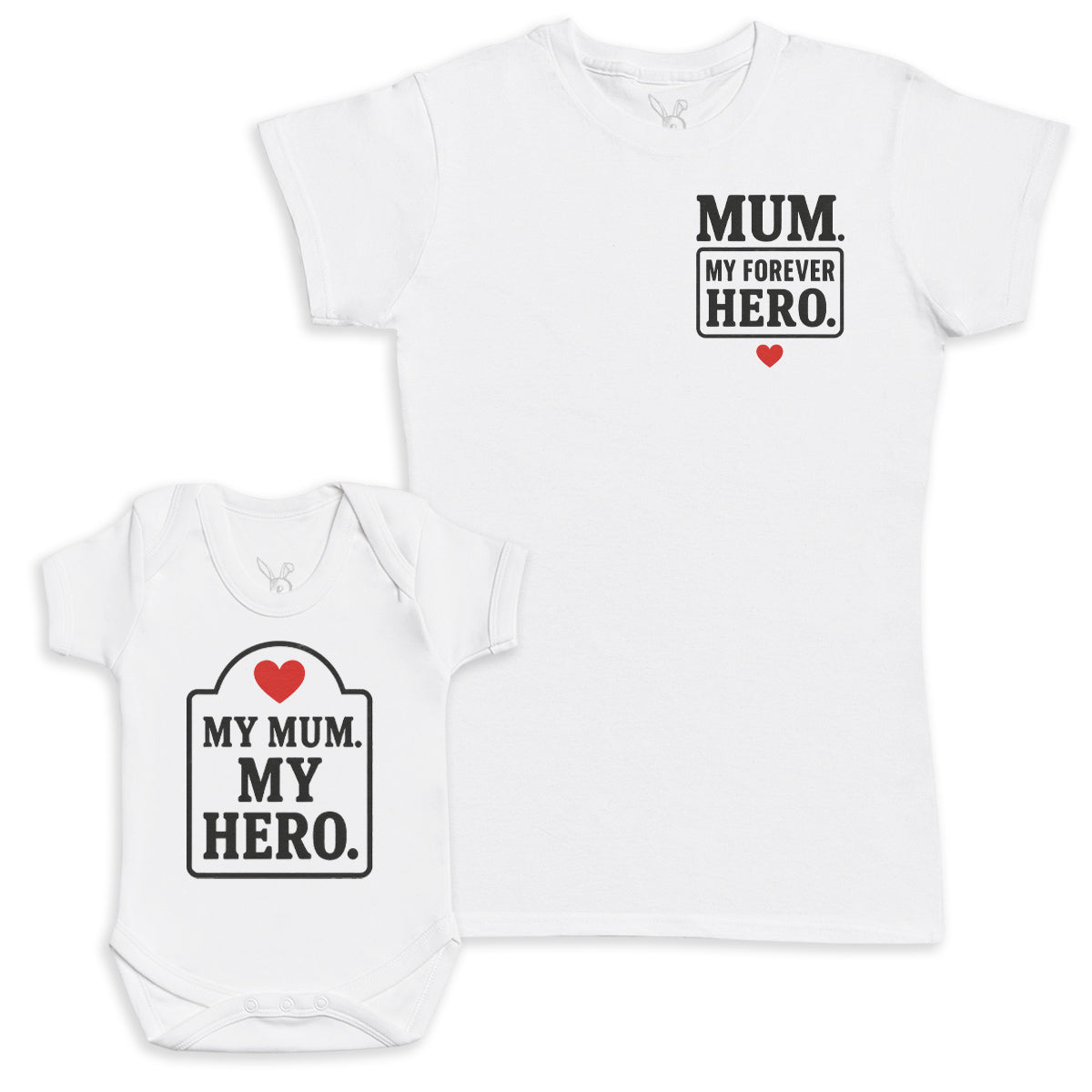 My Mum My Hero - Baby Gift Set - Baby Bodysuit Gift Set