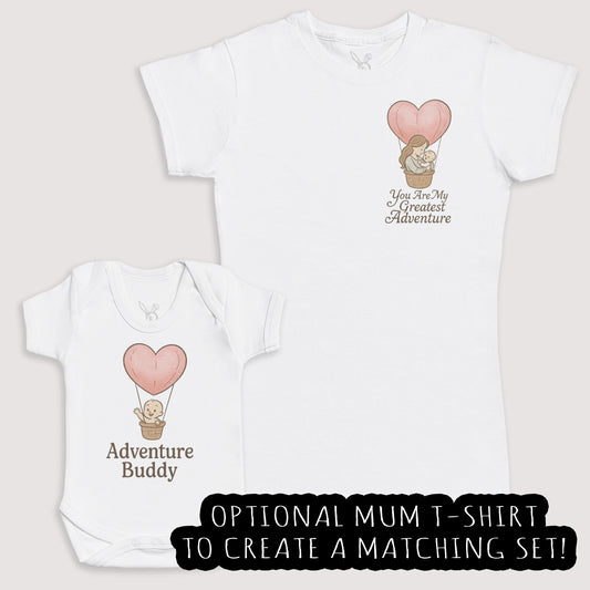 Adventure Buddy - Baby Gift Set - Baby Bodysuit Gift Set