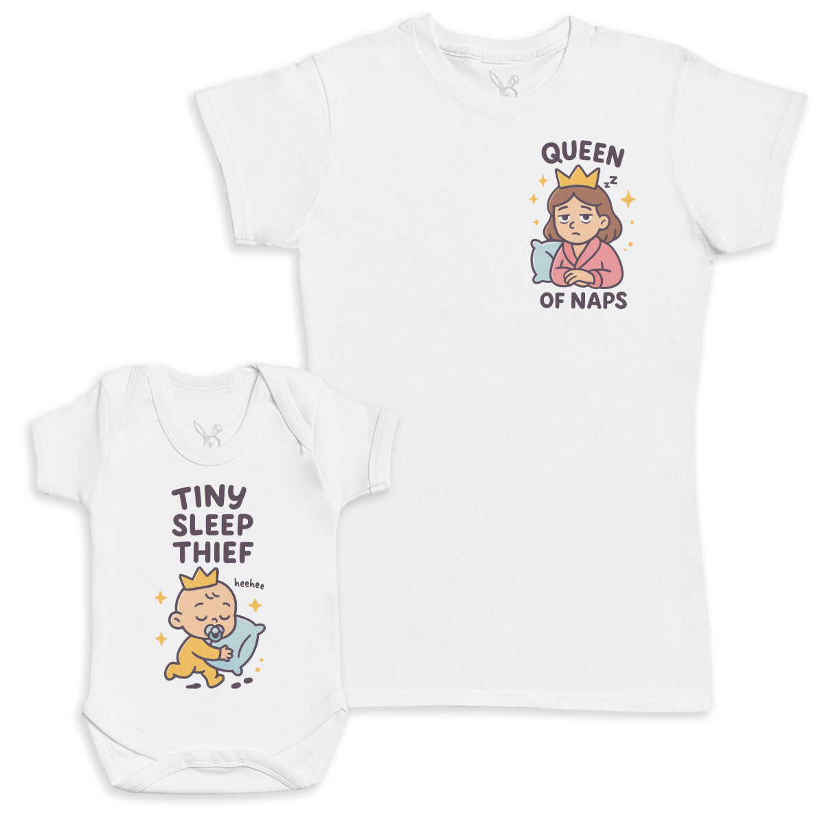 Tiny Sleep Thief - Baby Gift Set - Baby Bodysuit Gift Set