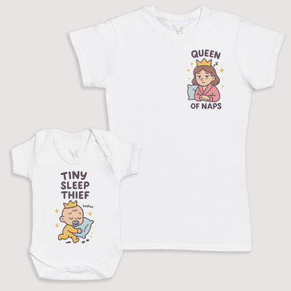 Tiny Sleep Thief - Baby Gift Set - Baby Bodysuit Gift Set