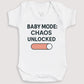Baby Mode Chaos Unlocked - Baby Gift Set - Baby Bodysuit Gift Set
