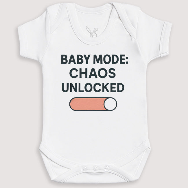 Baby Mode Chaos Unlocked - Baby Gift Set - Baby Bodysuit Gift Set