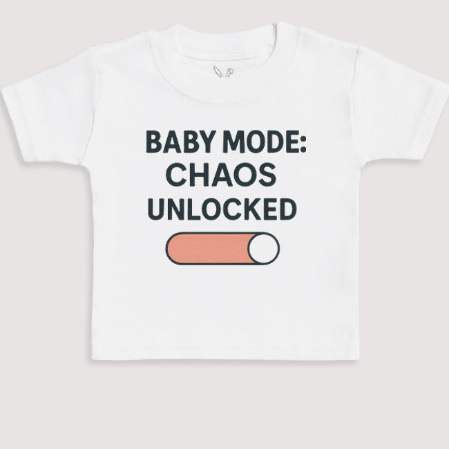 Baby Mode Chaos Unlocked - Baby Gift Set - Baby Bodysuit Gift Set