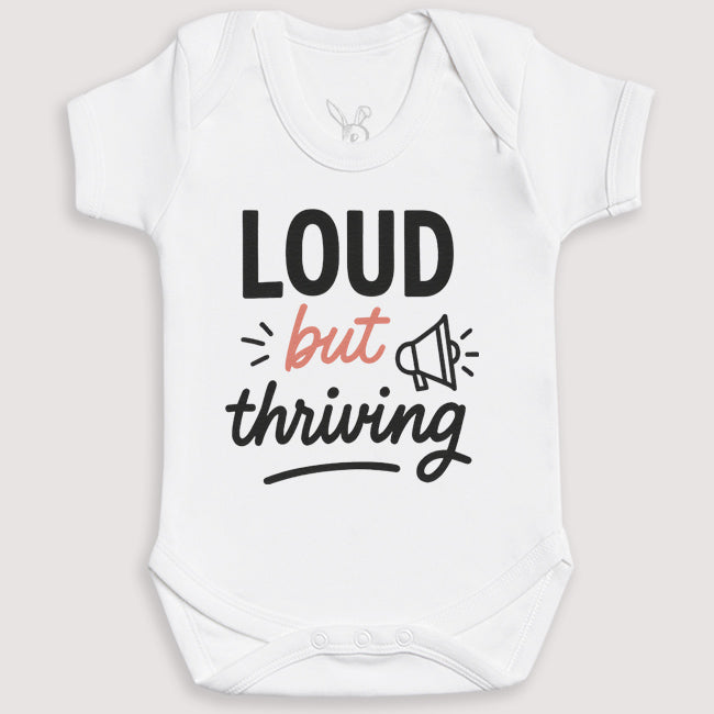 Loud But Thriving - Baby Gift Set - Baby Bodysuit Gift Set