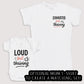 Loud But Thriving - Baby Gift Set - Baby Bodysuit Gift Set