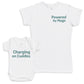 Charging on Cuddles - Baby Gift Set - Baby Bodysuit Gift Set