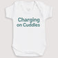 Charging on Cuddles - Baby Gift Set - Baby Bodysuit Gift Set
