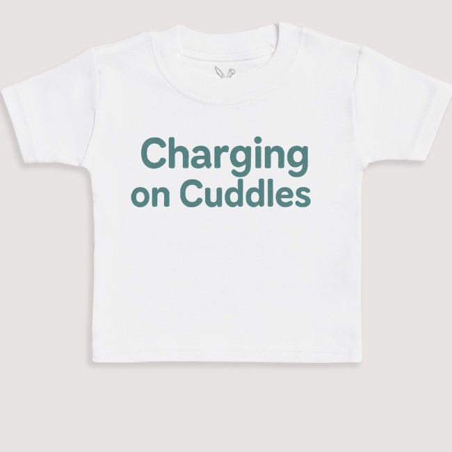 Charging on Cuddles - Baby Gift Set - Baby Bodysuit Gift Set