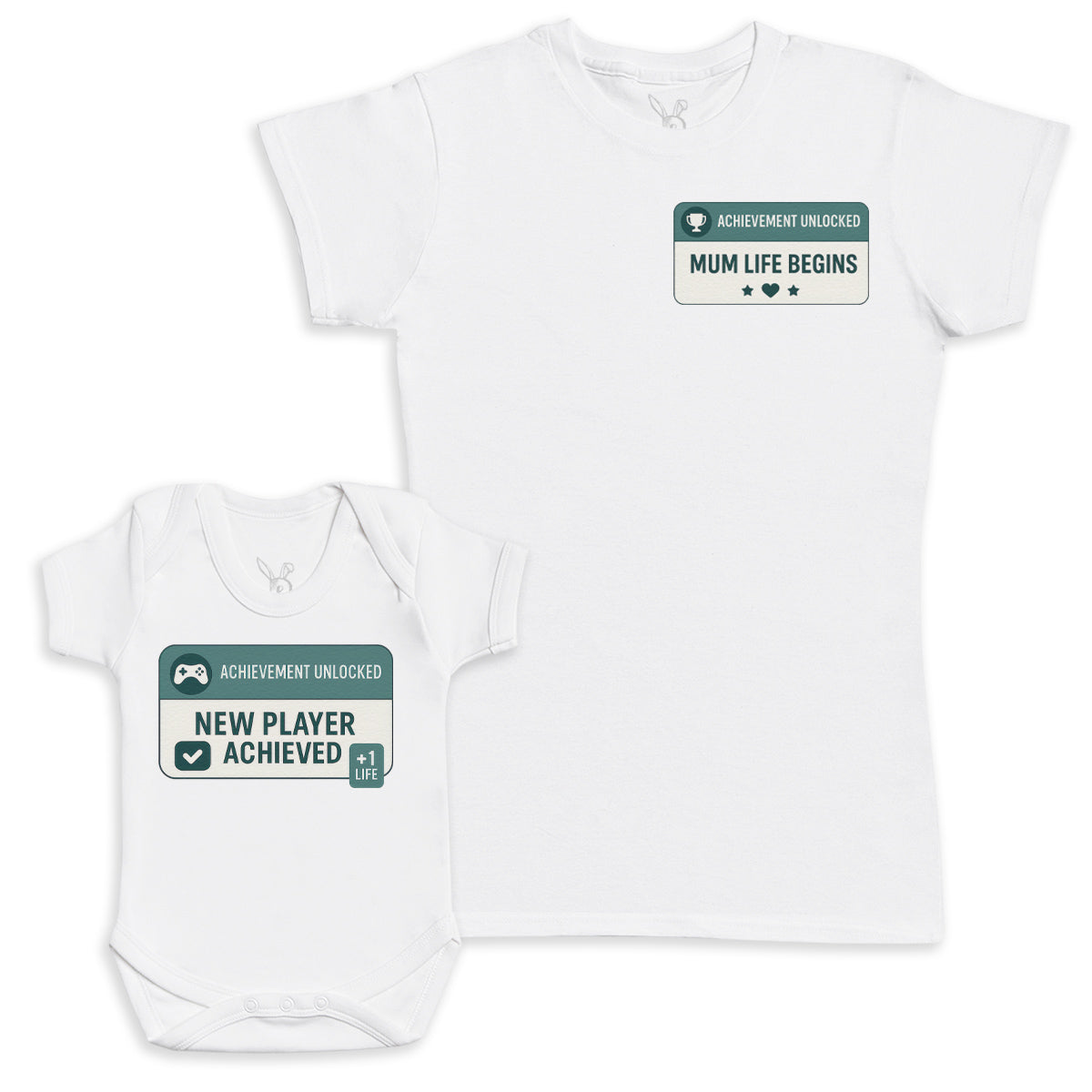 New Player Achieved - Baby Gift Set - Baby Bodysuit Gift Set