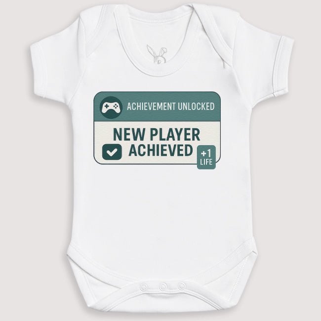 New Player Achieved - Baby Gift Set - Baby Bodysuit Gift Set