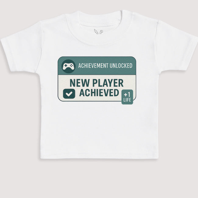 New Player Achieved - Baby Gift Set - Baby Bodysuit Gift Set