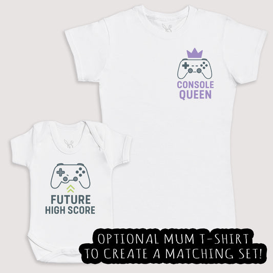 Future High Score - Baby Gift Set - Baby Bodysuit Gift Set