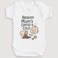 Reason Mums Coffee Is Cold - Baby Gift Set - Baby Bodysuit Gift Set