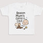 Reason Mums Coffee Is Cold - Baby Gift Set - Baby Bodysuit Gift Set