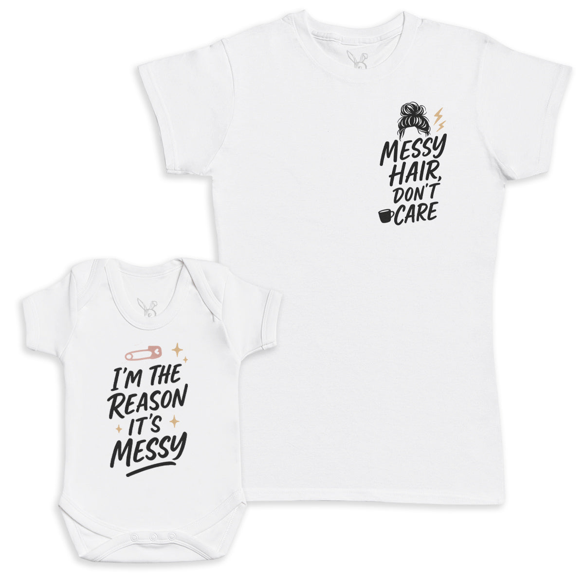 Reason It's Messy - Baby Gift Set - Baby Bodysuit Gift Set