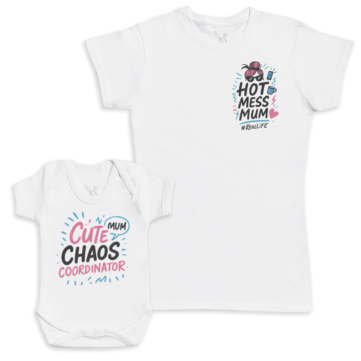 Cute Choas Coordinator - Baby Gift Set - Baby Bodysuit Gift Set
