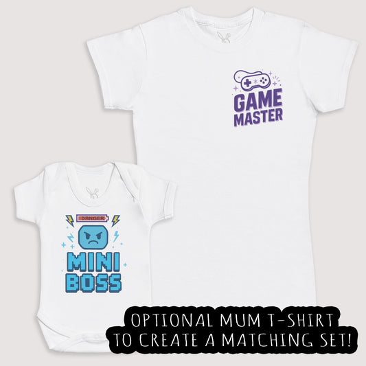 Mini Boss - Baby Gift Set - Baby Bodysuit Gift Set