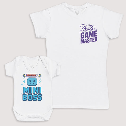 Mini Boss - Baby Gift Set - Baby Bodysuit Gift Set