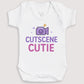 Cutscene Cutie - Baby Gift Set - Baby Bodysuit Gift Set