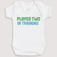 Player Two In Training - Baby Gift Set - Baby Bodysuit Gift Set