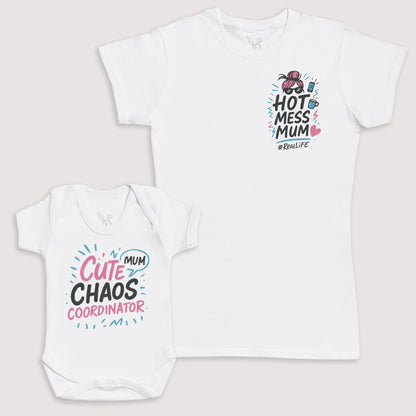 Cute Choas Coordinator - Baby Gift Set - Baby Bodysuit Gift Set
