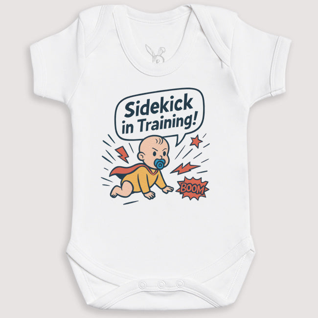Sidekick In Training - Baby Gift Set - Baby Bodysuit Gift Set