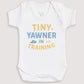 Tiny Yawner In Training - Baby Gift Set - Baby Bodysuit Gift Set
