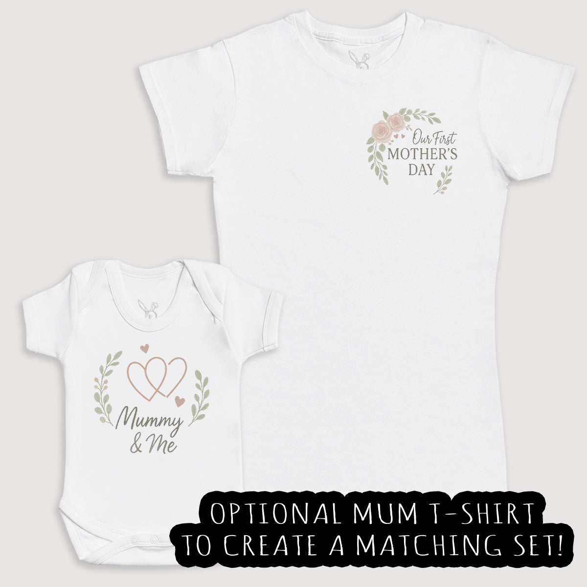 Mummy And Me - Baby Gift Set - Baby Bodysuit Gift Set