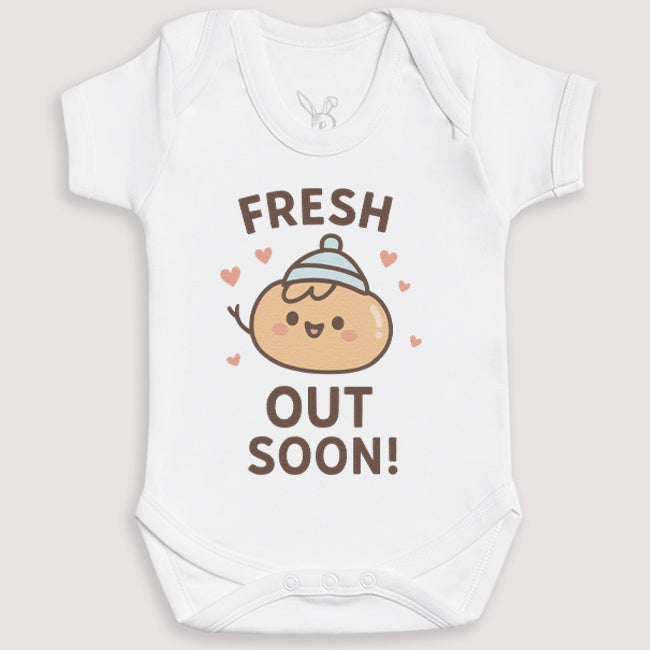 Fresh Out Soon - Baby Gift Set - Baby Bodysuit Gift Set