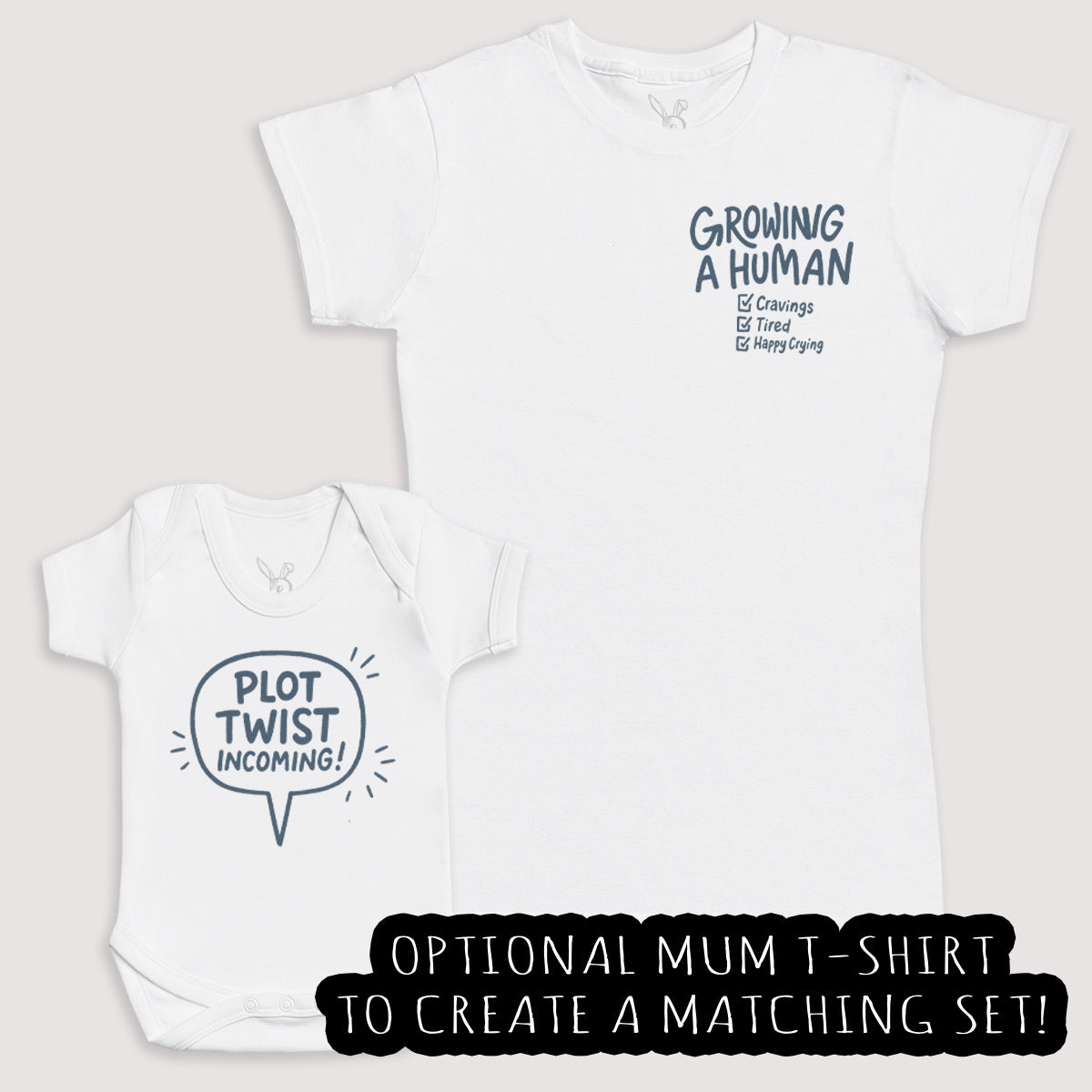 Plot Twist Incoming - Baby Gift Set - Baby Bodysuit Gift Set