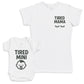 Tired Mini - Baby Gift Set - Baby Bodysuit Gift Set
