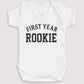 First Year Rookie - Baby Gift Set - Baby Bodysuit Gift Set