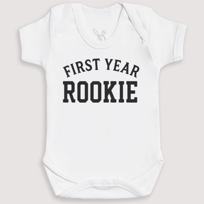 First Year Rookie - Baby Gift Set - Baby Bodysuit Gift Set