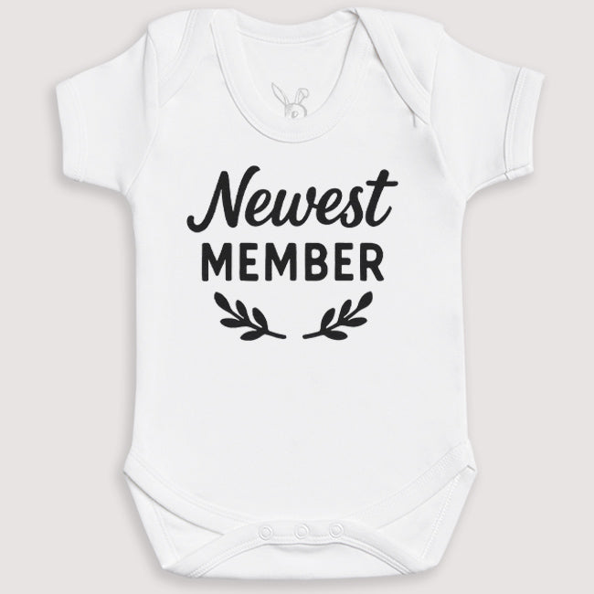 Newest Member - Baby Gift Set - Baby Bodysuit Gift Set