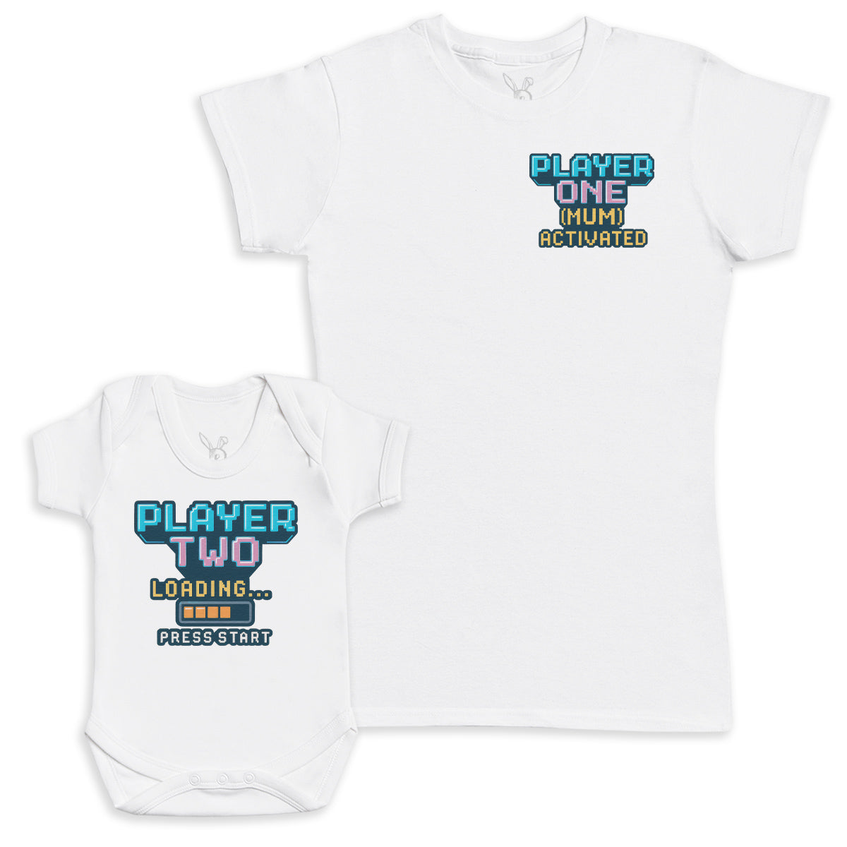 Player Two Loading - Baby Gift Set - Baby Bodysuit Gift Set