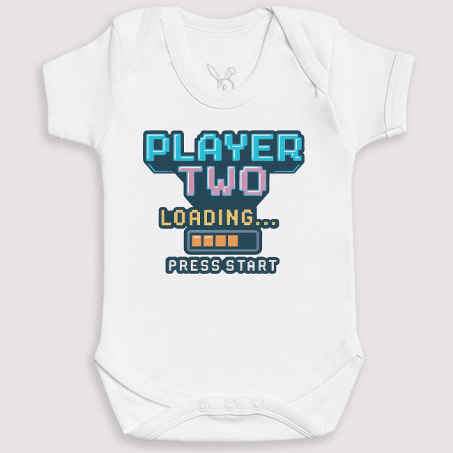 Player Two Loading - Baby Gift Set - Baby Bodysuit Gift Set