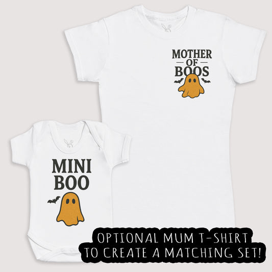 Mini Boo - Baby Gift Set - Baby Bodysuit Gift Set