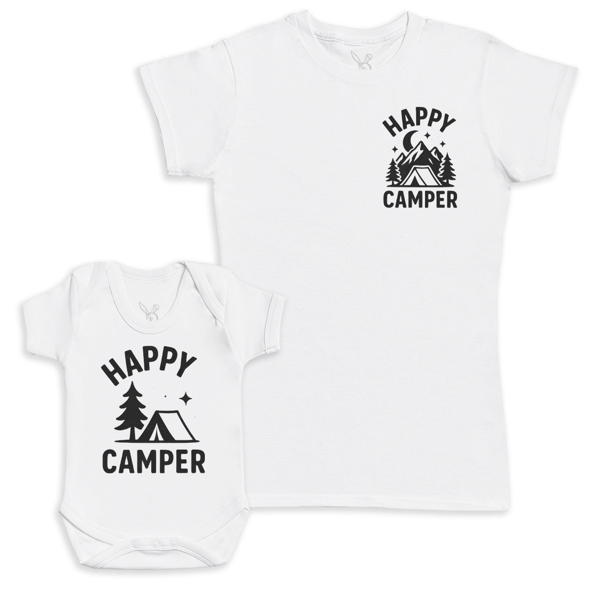 Happy Camper - Baby Gift Set - Baby Bodysuit Gift Set
